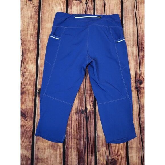 Athleta Blue Capri Joggers in a Small - Picture 2 of 7